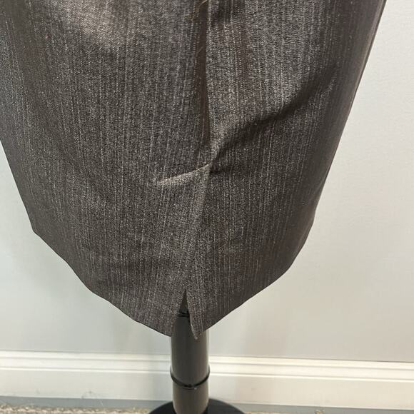 Cache Skirt size 6 Classic Brown Straight Pencil Knee Stretch Casual Career - Picture 8 of 9